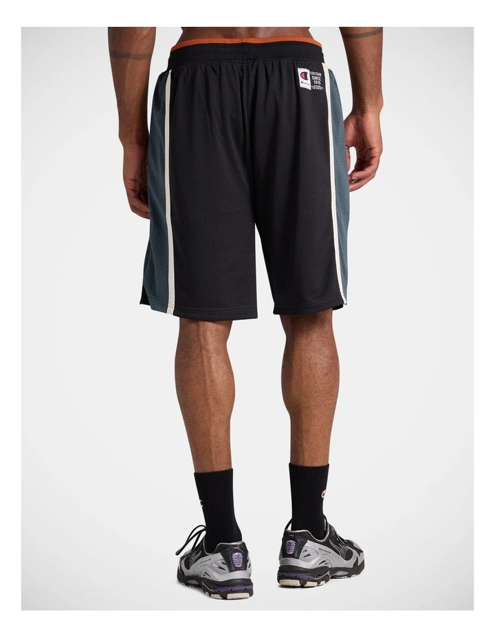 Mesh Basketball Shorts Black image 2