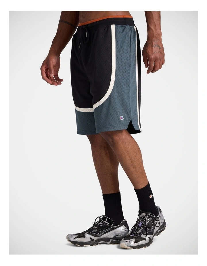 Mesh Basketball Shorts Black image 3