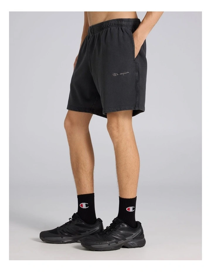 Vintage Wash Shorts Black image 2