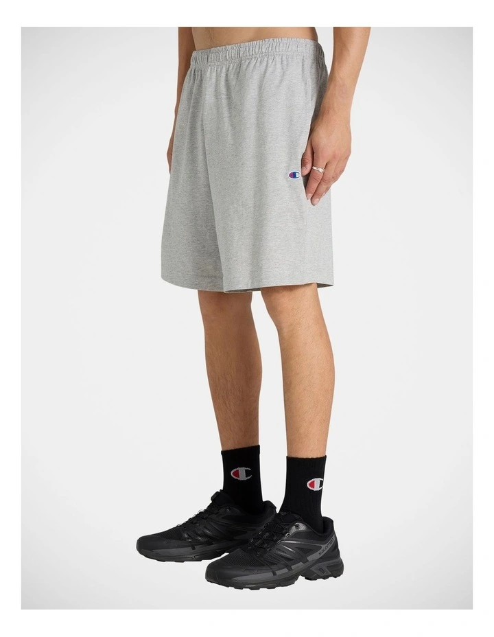 C Pip Jersey Shorts Oxford Heather image 3