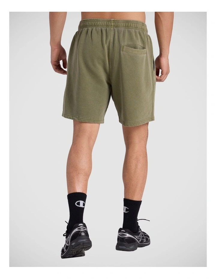 Vintage Wash Shorts Fossil Leaf Green image 2