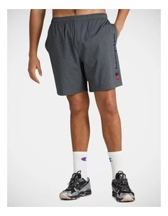Script Jersey Shorts Granite Heather
