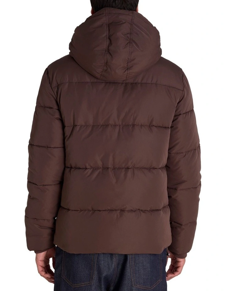 Puffer Jacket in Brown image 3