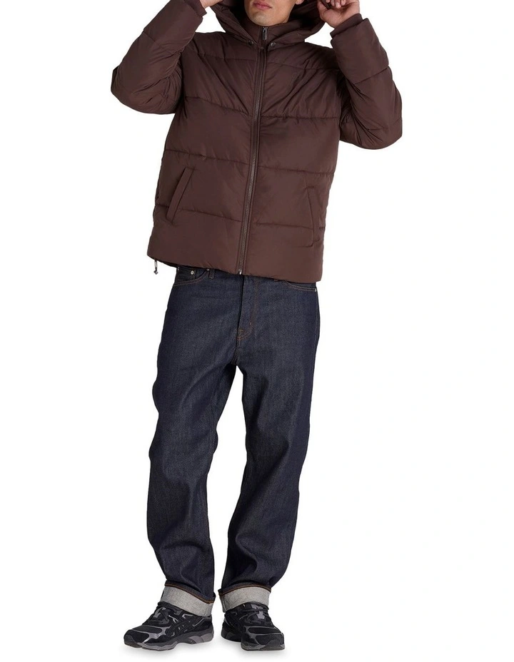 Puffer Jacket in Brown image 4