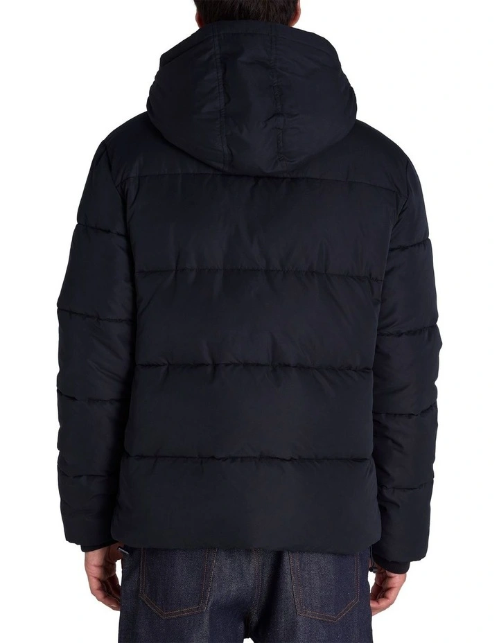 Rochester Puffer Jacket in Black image 3