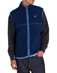 Sherpa Vest in Blue