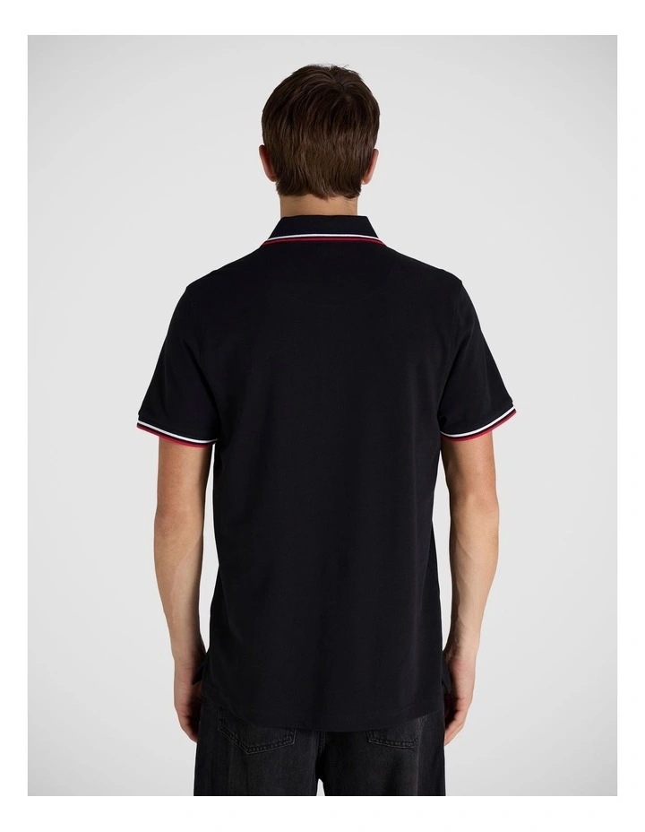 Tipping Script Polo Black image 2