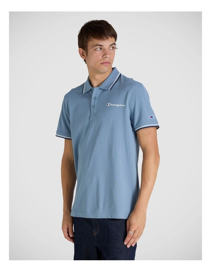 Tipping Script Polo Grey Days image 3