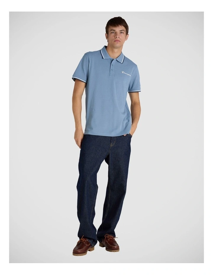 Tipping Script Polo Grey Days image 4