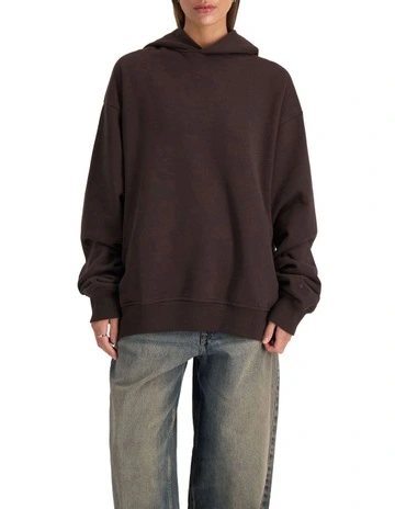 Elevated Basics Hoodie in Brown