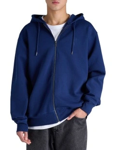 Rochester Base Zip Hoodie in Sail Away Navy