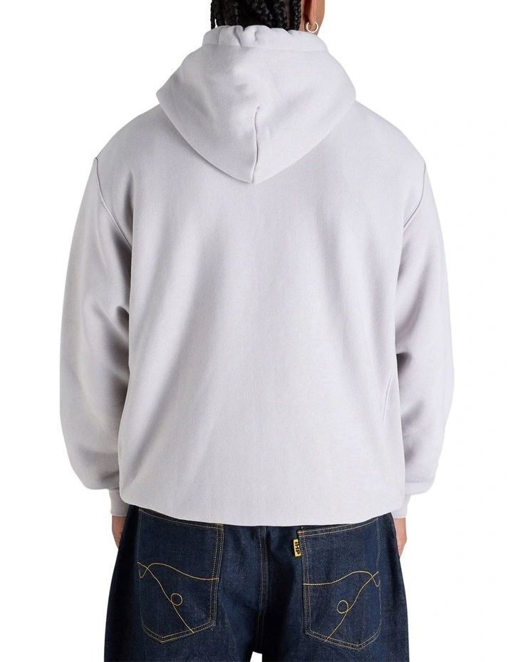 Reverse Weave C Logo Hoodie in Albatross image 2