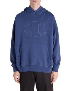 Rochester Vintage Wash Hoodie in Blue