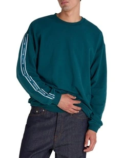 Lux Taping Pullover in Green