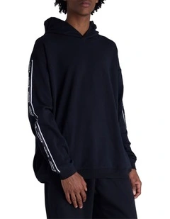 Lux Taping Hoodie in Black