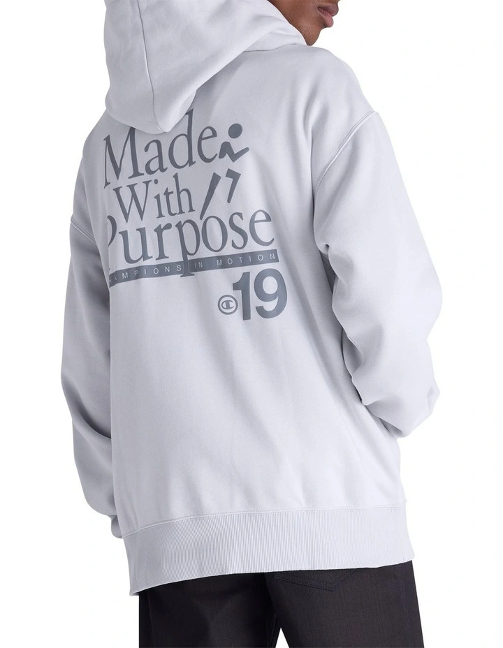 Graphic Shop Hoodie in Grey image 2