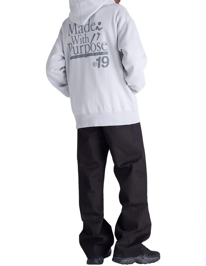 Graphic Shop Hoodie in Grey image 4