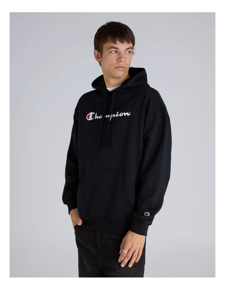 Script Hoodie Black Black image 2
