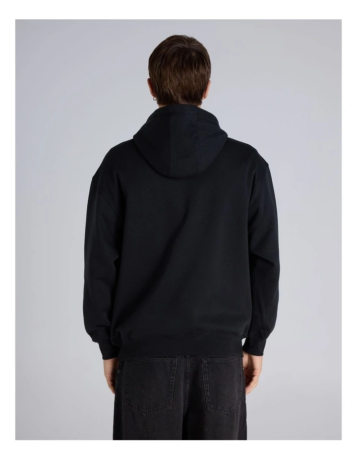 Script Hoodie Black Black image 3