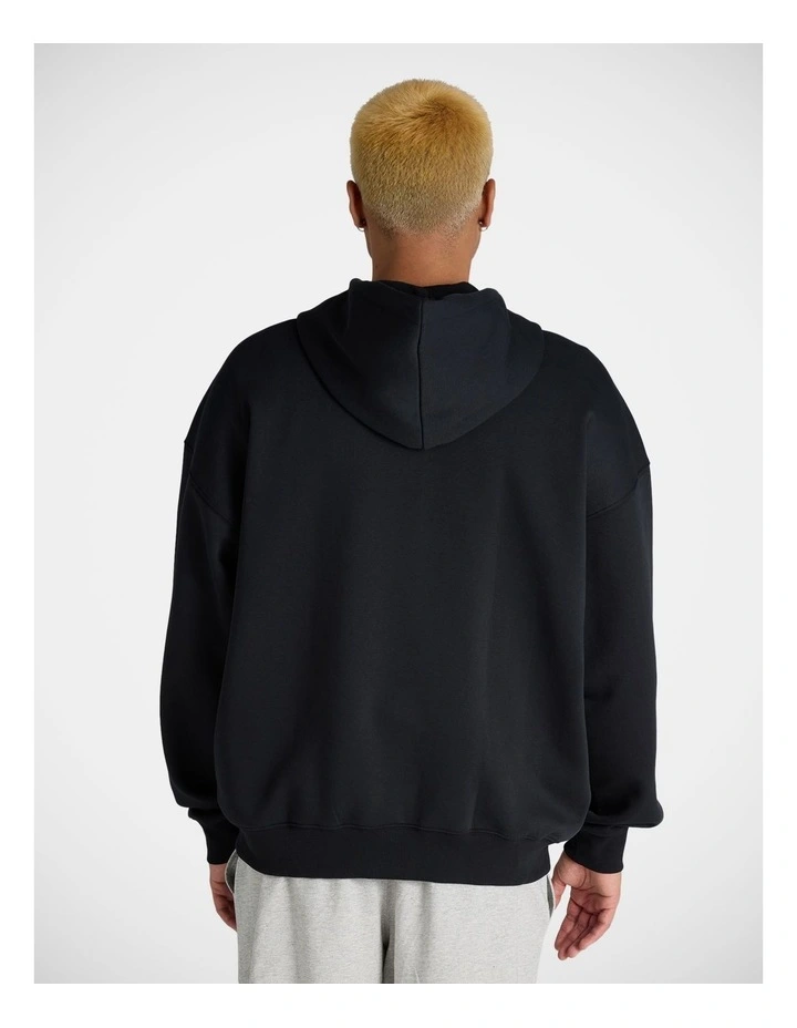 Tonal C Zip Hoodie Black image 2