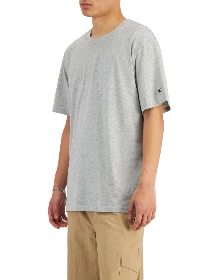 Jersey Lightweight Staple Tee in Oxford Heather image 3