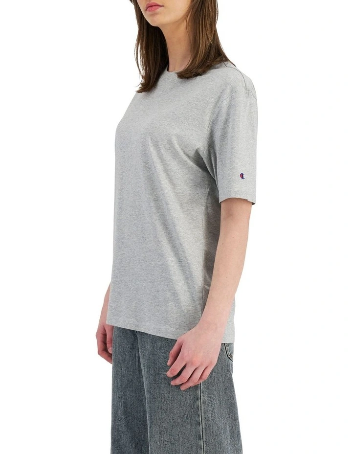 Jersey Lightweight Staple Tee in Oxford Heather image 4