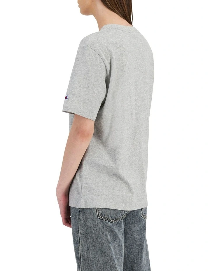 Jersey Lightweight Staple Tee in Oxford Heather image 6