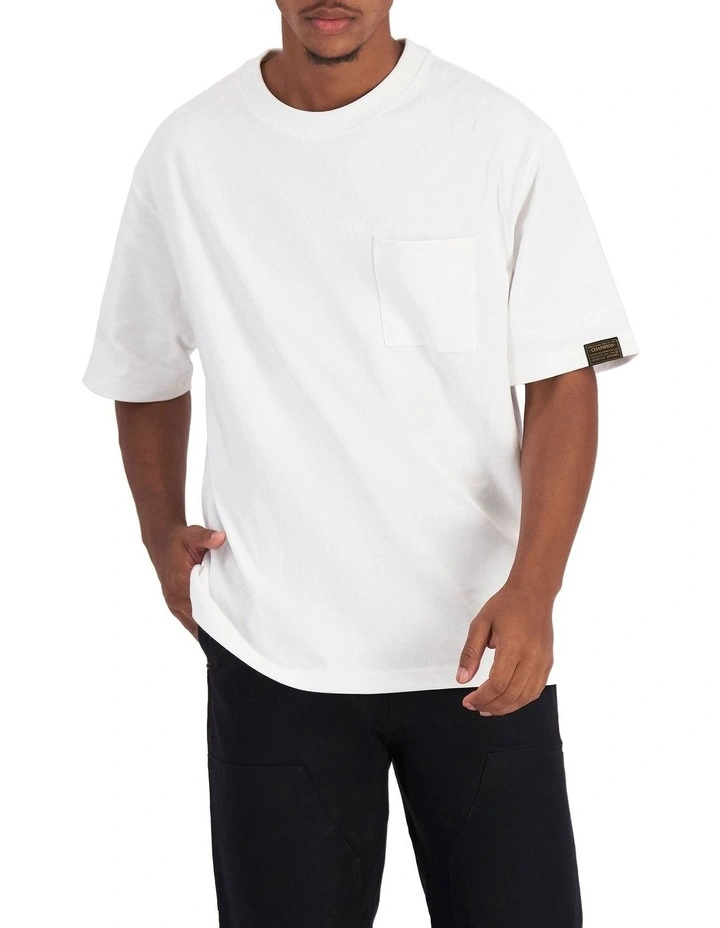 Elemental Jersey Tee in White image 1