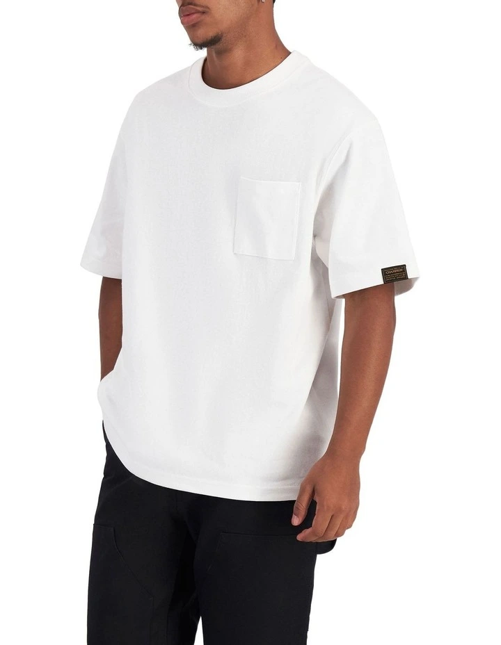 Elemental Jersey Tee in White image 2