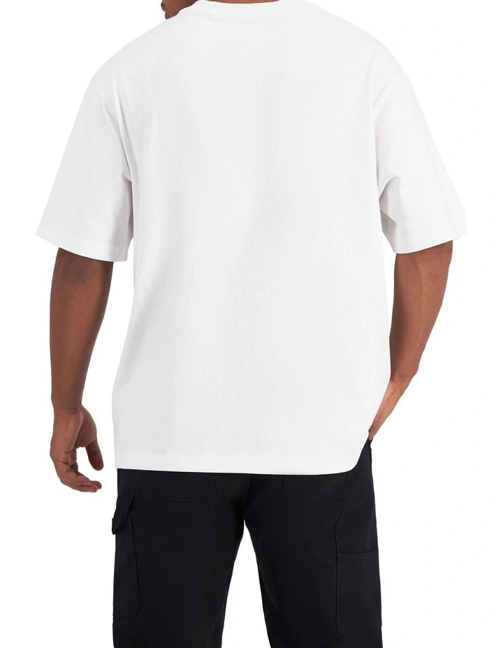 Elemental Jersey Tee in White image 3