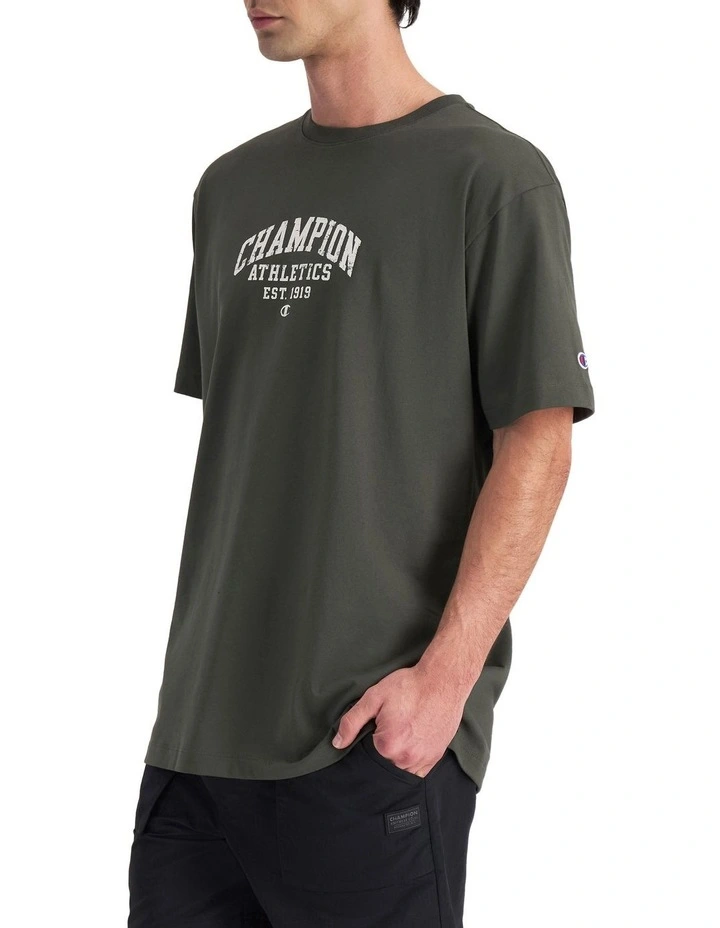 Rochester Graphic Tee Print P2K in Ground Green image 3