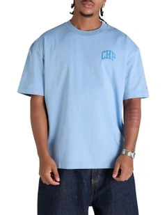 Preminum Logo Tee in Blue