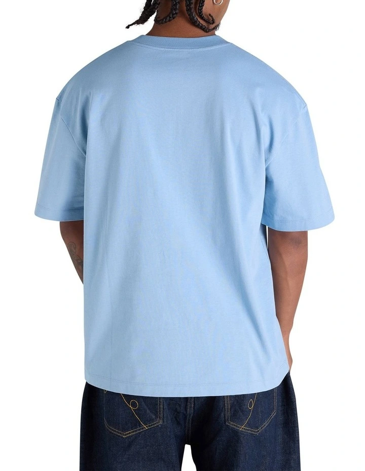 Preminum Logo Tee in Blue image 2