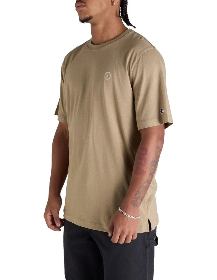 Tech Tee in Sand Pepper Khaki image 3