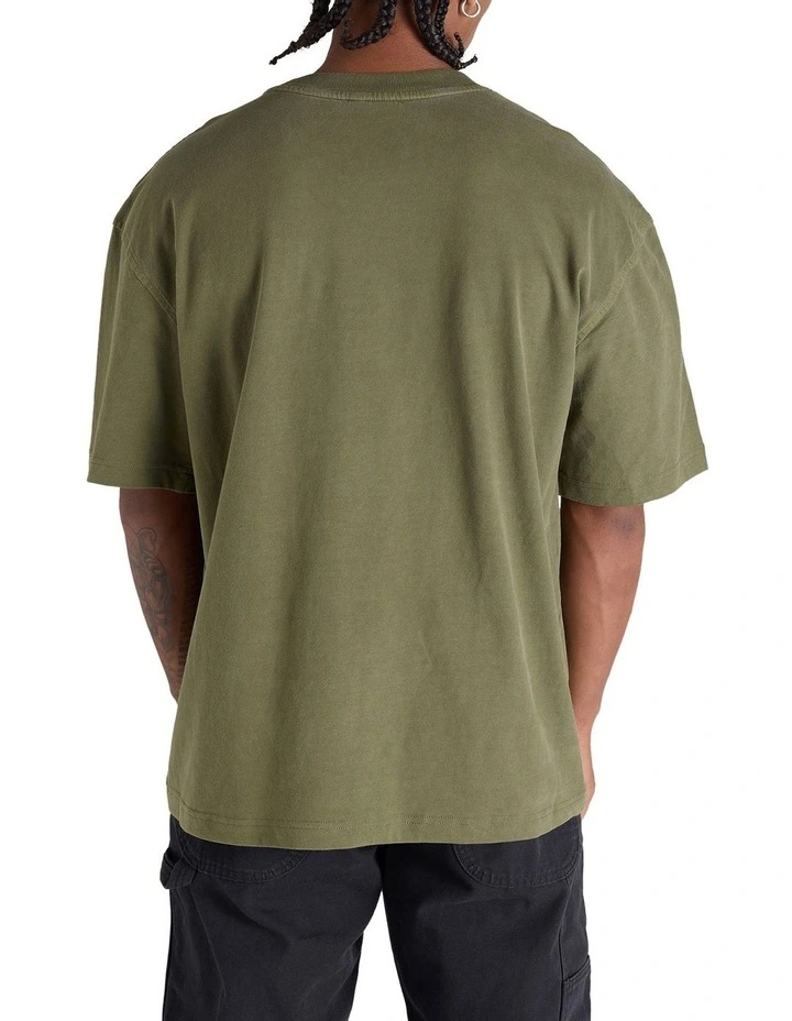 Rochester Vintage Wash Tee in Immersive Olive image 2