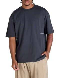 Rochester Vintage Wash Tee in Black