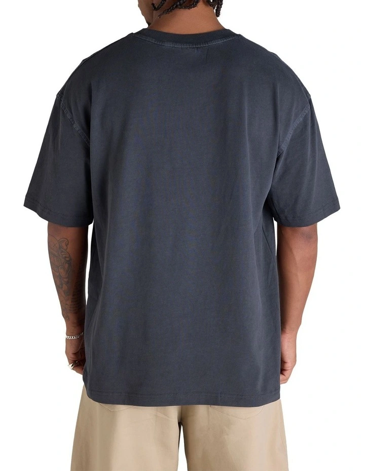 Rochester Vintage Wash Tee in Black image 2