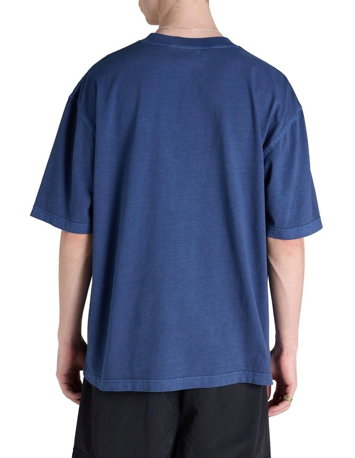 Vintage Wash Tee in Navy image 2