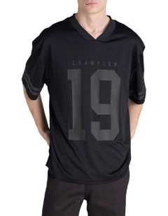 Mesh Tee in Black