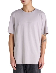Script Tonal Tee in Purple
