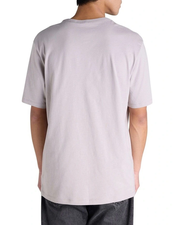 Script Tonal Tee in Purple image 2