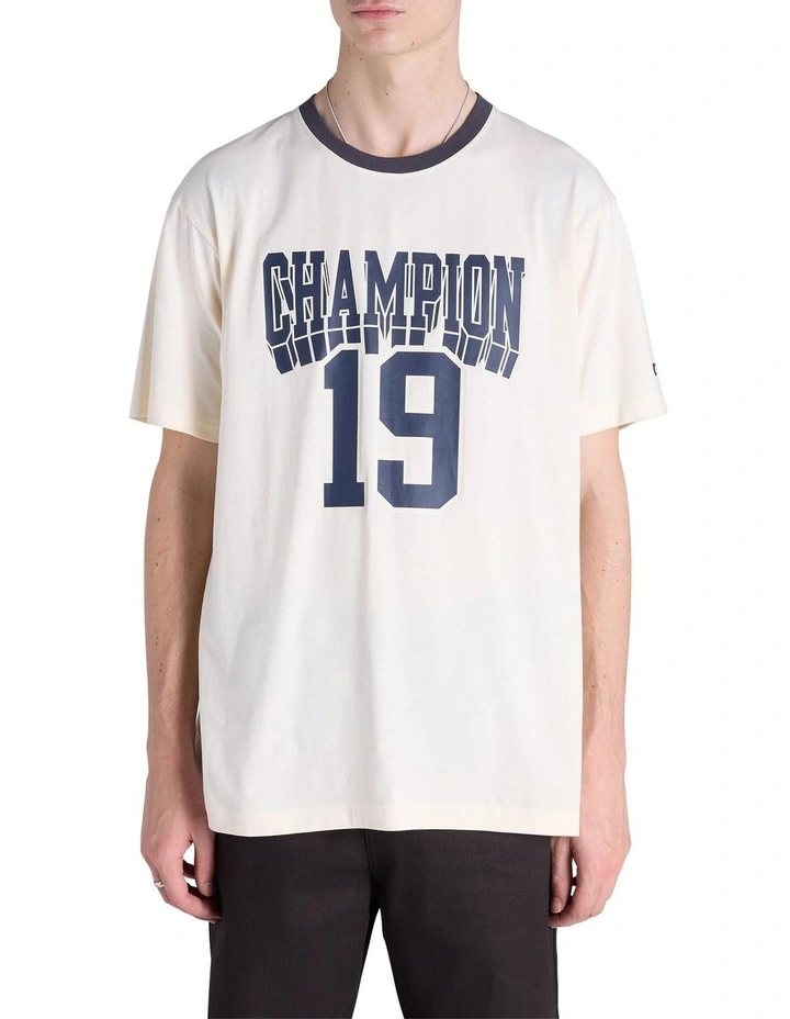 State Fair Ringer Tee in White image 1