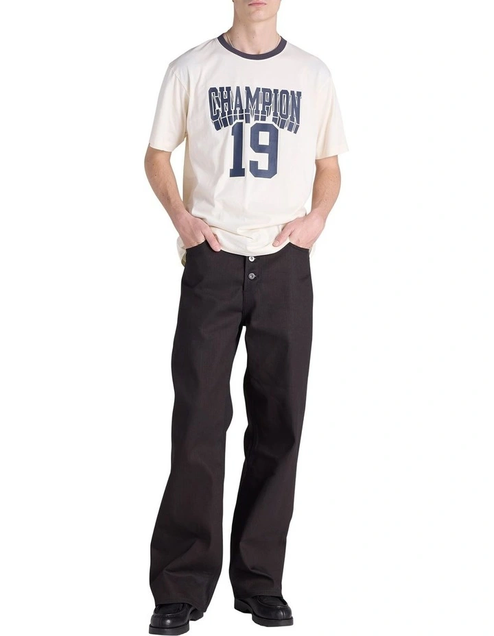 State Fair Ringer Tee in White image 4