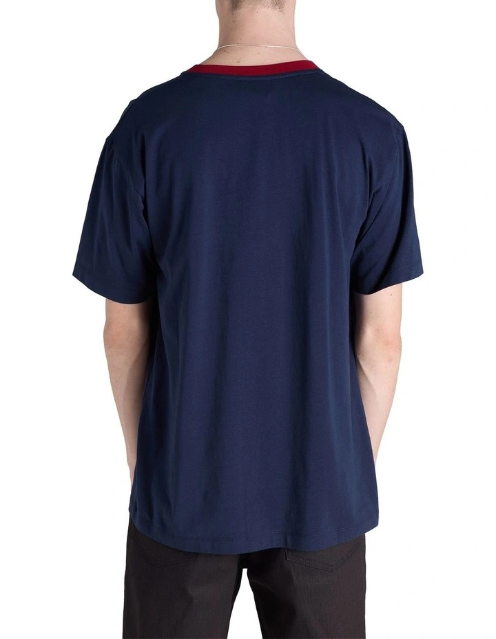 State Fair Ringer Tee in Blue image 3