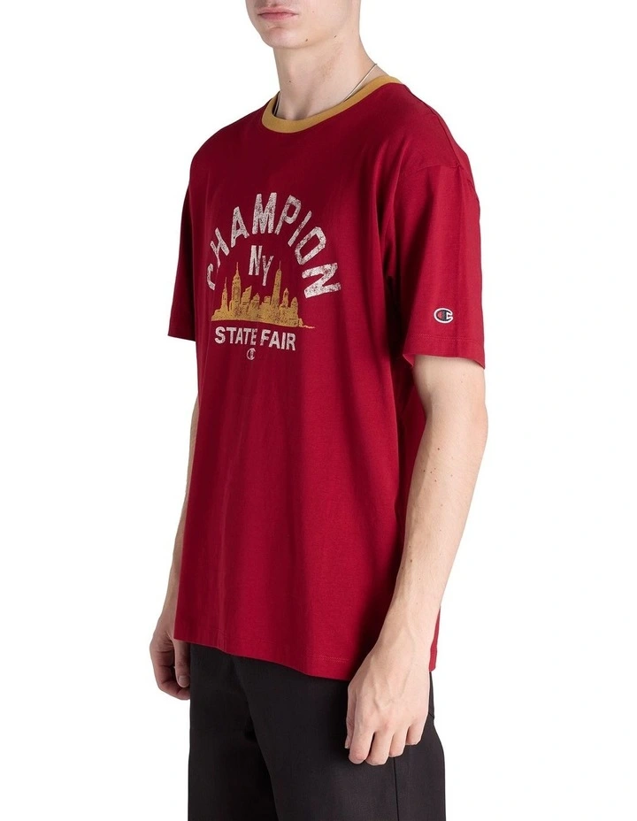 State Fair Ringer Tee in Red image 2