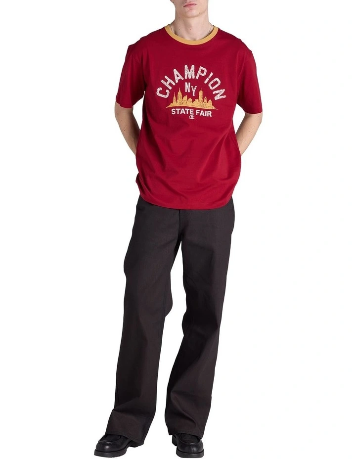 State Fair Ringer Tee in Red image 4