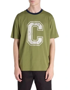 State Fair Ringer Tee in Green