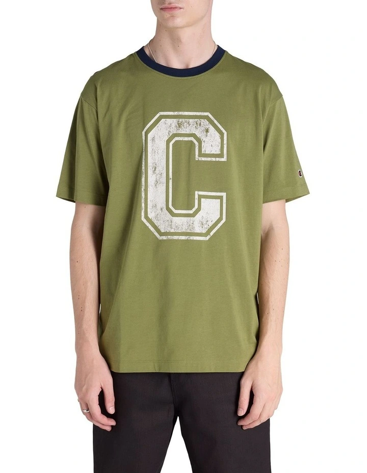 State Fair Ringer Tee in Green image 1