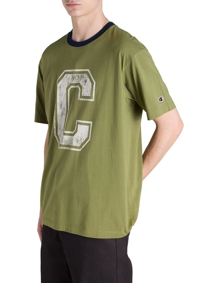 State Fair Ringer Tee in Green image 2