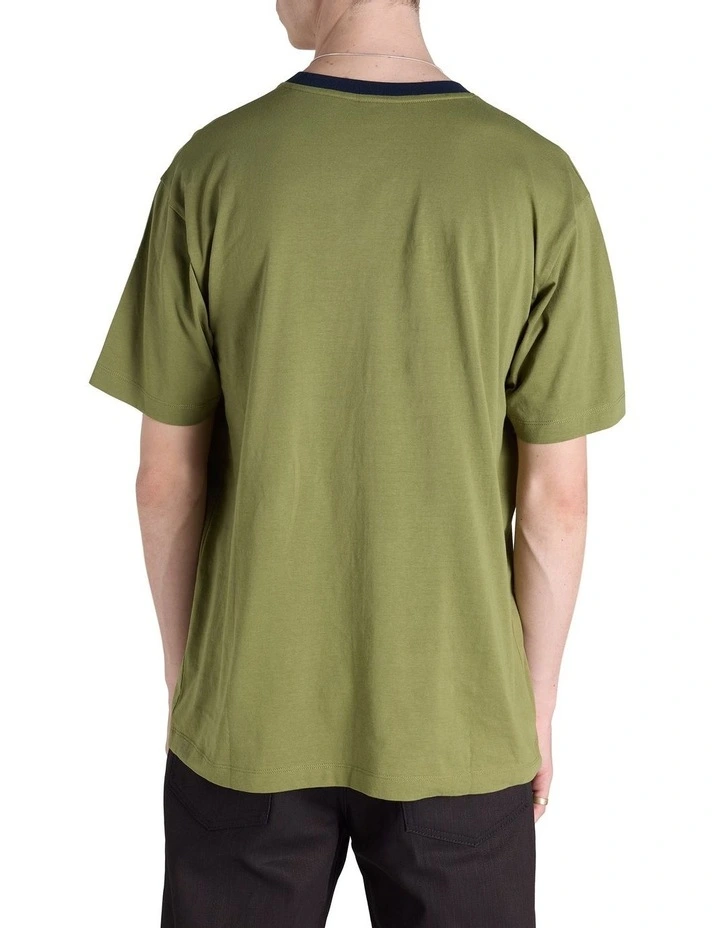 State Fair Ringer Tee in Green image 3